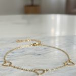 پابند زنانه ظریف | طرح آویز قلب مینیمال