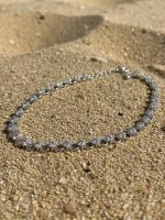 پابند زنانه نگینی ظریف | زنجیر کریستالی مجلسی (طرح تنیسی) - تصویر 4