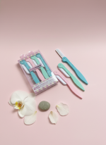 تیغ اصلاح صورت و ابرو (پک ۴ عددی) | مدل تاشو و ایمن (Sweet Beauty) - تصویر 2