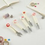 قیچی فنری عروسکی غلاف دار (۱۱ سانت) | قیچی جیبی و ایمن طرح‌دار - تصویر 3