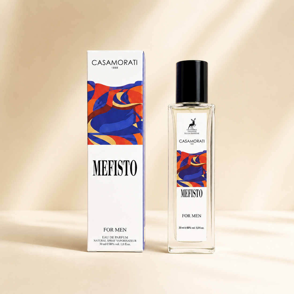 عطر-مردانه-مفیستو-میسون-الحمبرا ادو پرفیوم مردانه الحمبرا مفیستو ۳۵ میل - تصویر 1