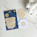 چسب نیپل طرح گل (پک ۵ جفتی) | پوشش دهنده سینه پارچه‌ای و ضد حساسیت