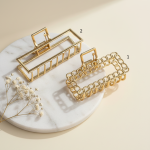 کلیپس فلزی طلایی آلمانی (برند I am) | کلیپس مجلسی و نشکن در دو سایز