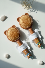 برس مو فانتزی طرح خرس (تدی) | برس گره باز کن بچگانه و دخترانه