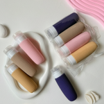 پک مسافرتی سیلیکونی ۴ تکه (۹۰ میل) | ست جای شامپو و لوسیون مسافرتی