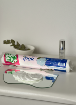 پد آرایش پاک کن ایپک ۱۵۰ عددی (دور دوخت) | پنبه سکه‌ای ۱۰۰٪ کتان - تصویر 2