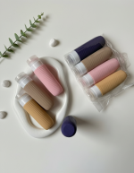 پک مسافرتی سیلیکونی ۴ تکه (۹۰ میل) | ست جای شامپو و لوسیون مسافرتی - تصویر 2