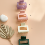 کلیپس مو وارداتی آلمانی (برند I am) | کلیپس مستطیلی آکریلیک و سیلیکونی