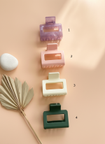 کلیپس مو وارداتی آلمانی (برند I am) | کلیپس مستطیلی آکریلیک و سیلیکونی