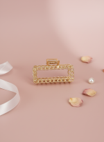 کلیپس فلزی طلایی آلمانی (برند I am) | کلیپس مجلسی و نشکن در دو سایز - تصویر 3