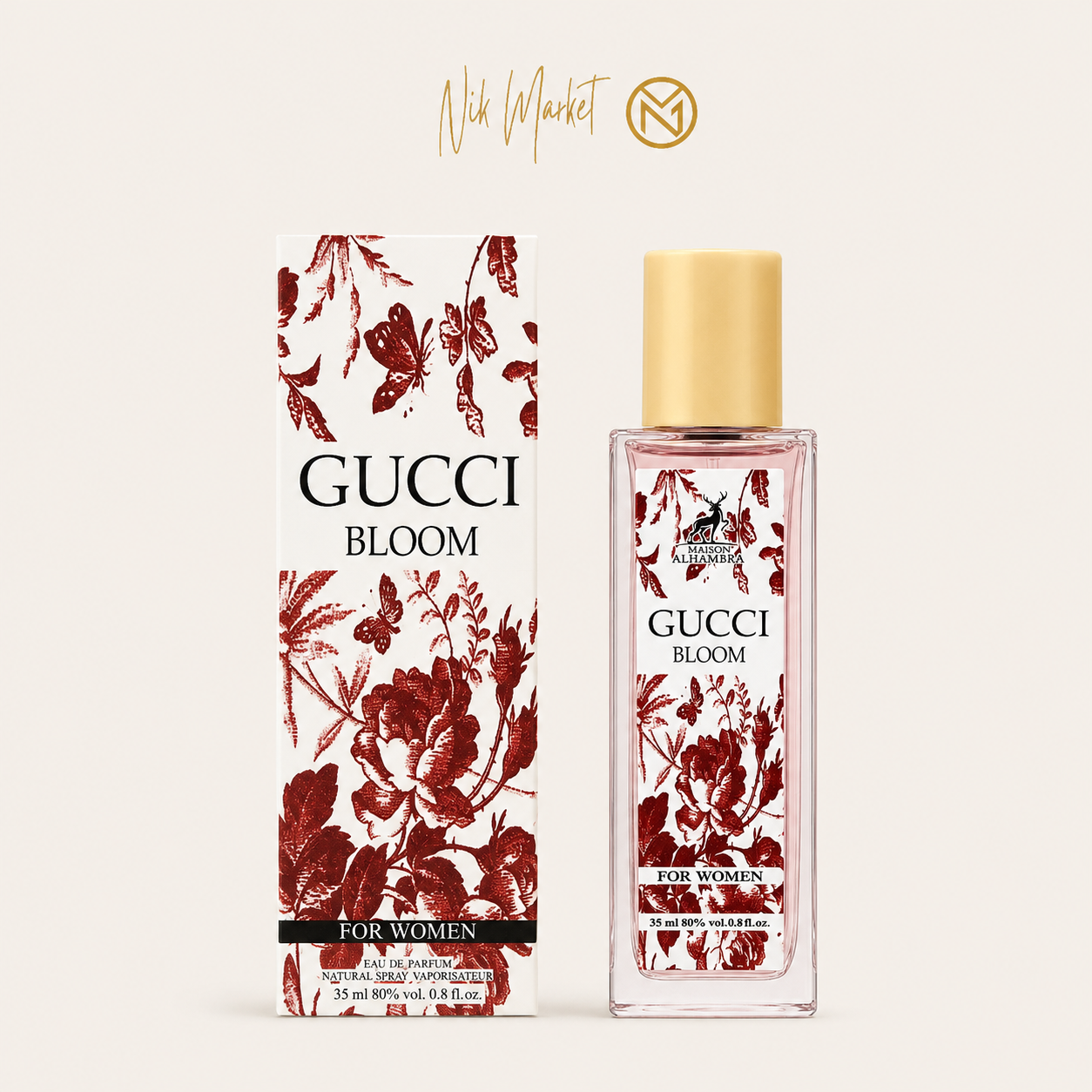 عطر-جیبی-زنانه-گوچی-بلوم ادو پرفیوم زنانه گوچی بلوم الحمبرا ۳۵ میل - تصویر 1