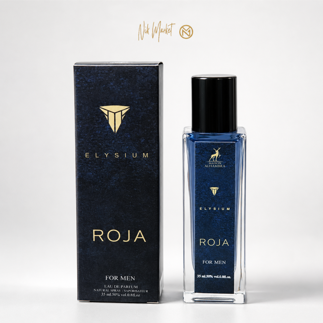 عطر-جیبی-مردانه-الیزیوم-روژا- ادو پرفیوم مردانه الحمبرا الیزیوم روژا ۳۵ میل - تصویر 1
