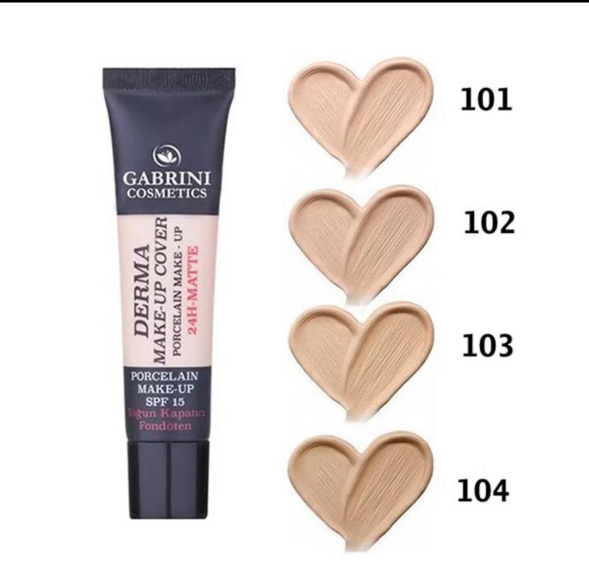 کرم پودر مات گابرینی مدل Derma حجم ۴۰ میل
